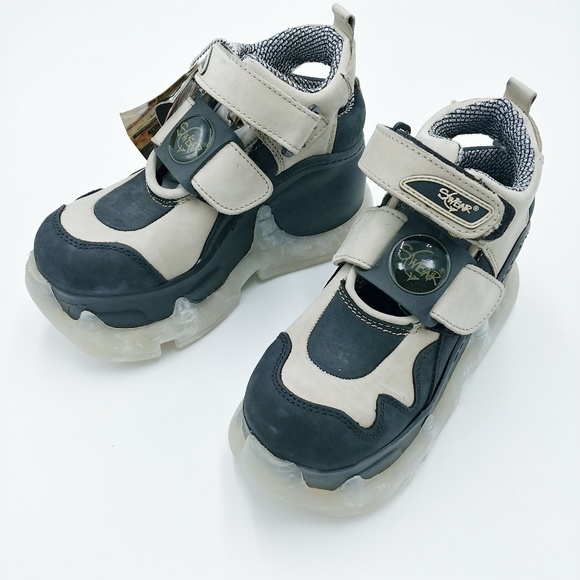 Swear London Shoes - SWEAR LONDON | vintage velcro platform sneakers
